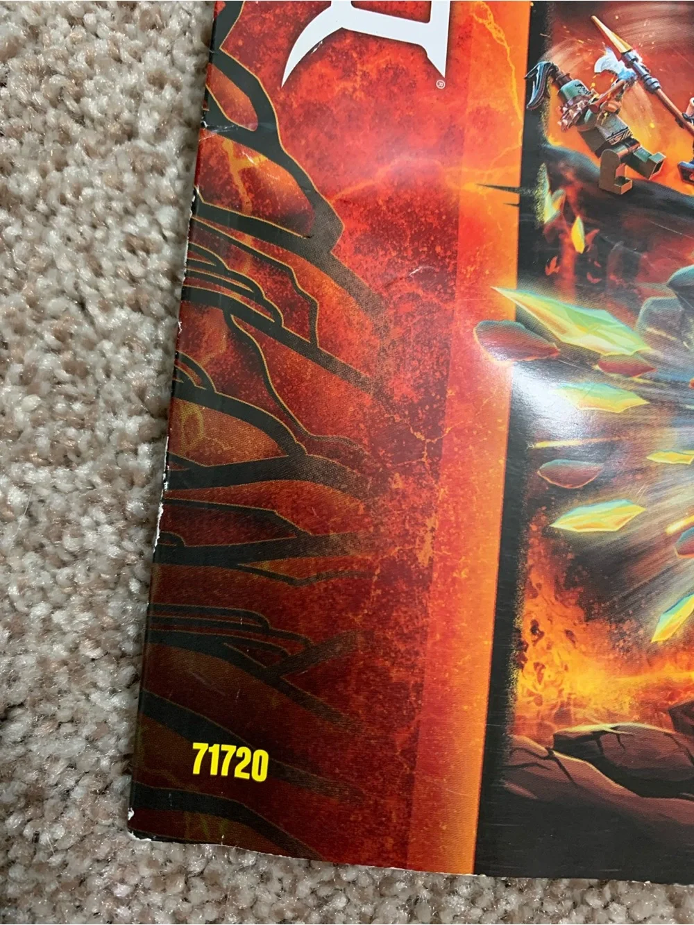 LEGO 71720 Ninjago Fire Stone Mech Instruction Book Manual Booklet Only